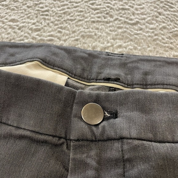 Lululemon Commission Pants Mens 35x30 Gray Chino Slim Fit Cotton Blend LM5AC0S - Picture 4 of 16